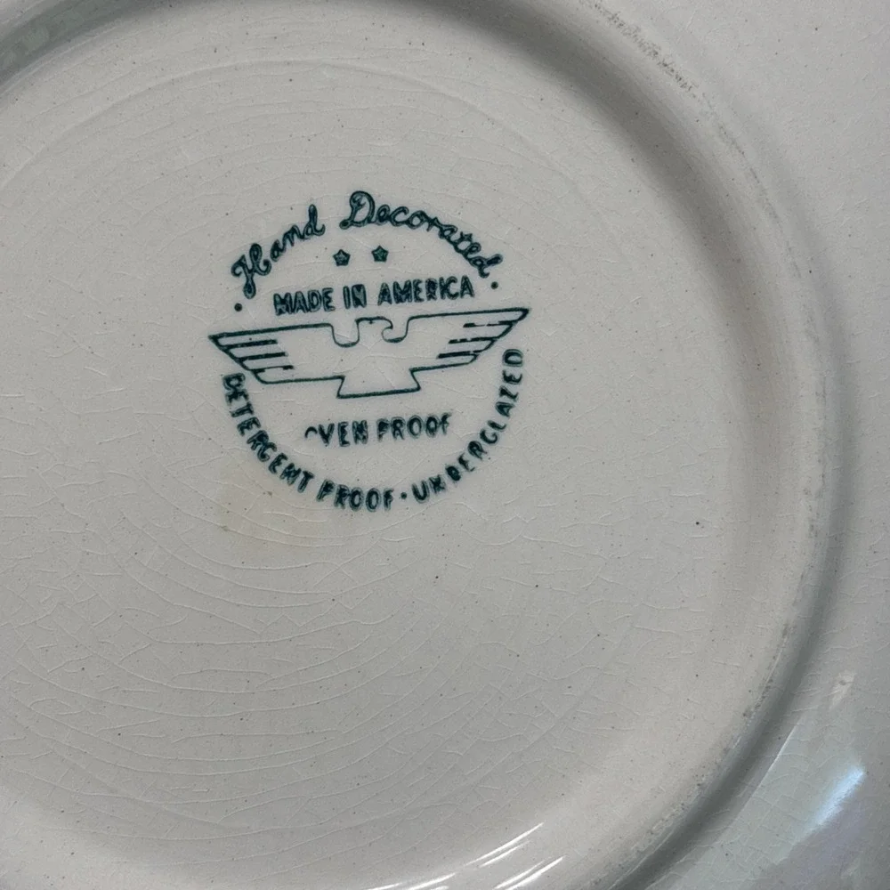 VTG  MCM Kitchen Serving Bowl & 12